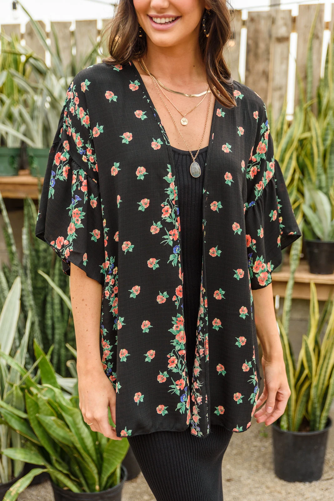 Ave Shops New Arrivals Moment In Time Kimono | Short Sleeve Tops & Blouses 6 Ave Shops New Arrivals Moment In Time Kimono