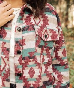 Ave Shops Clothing Mountain Top Shacket - Stylish Cardigan & Outerwear for Women 34 Ave Shops Clothing Mountain Top Shacket