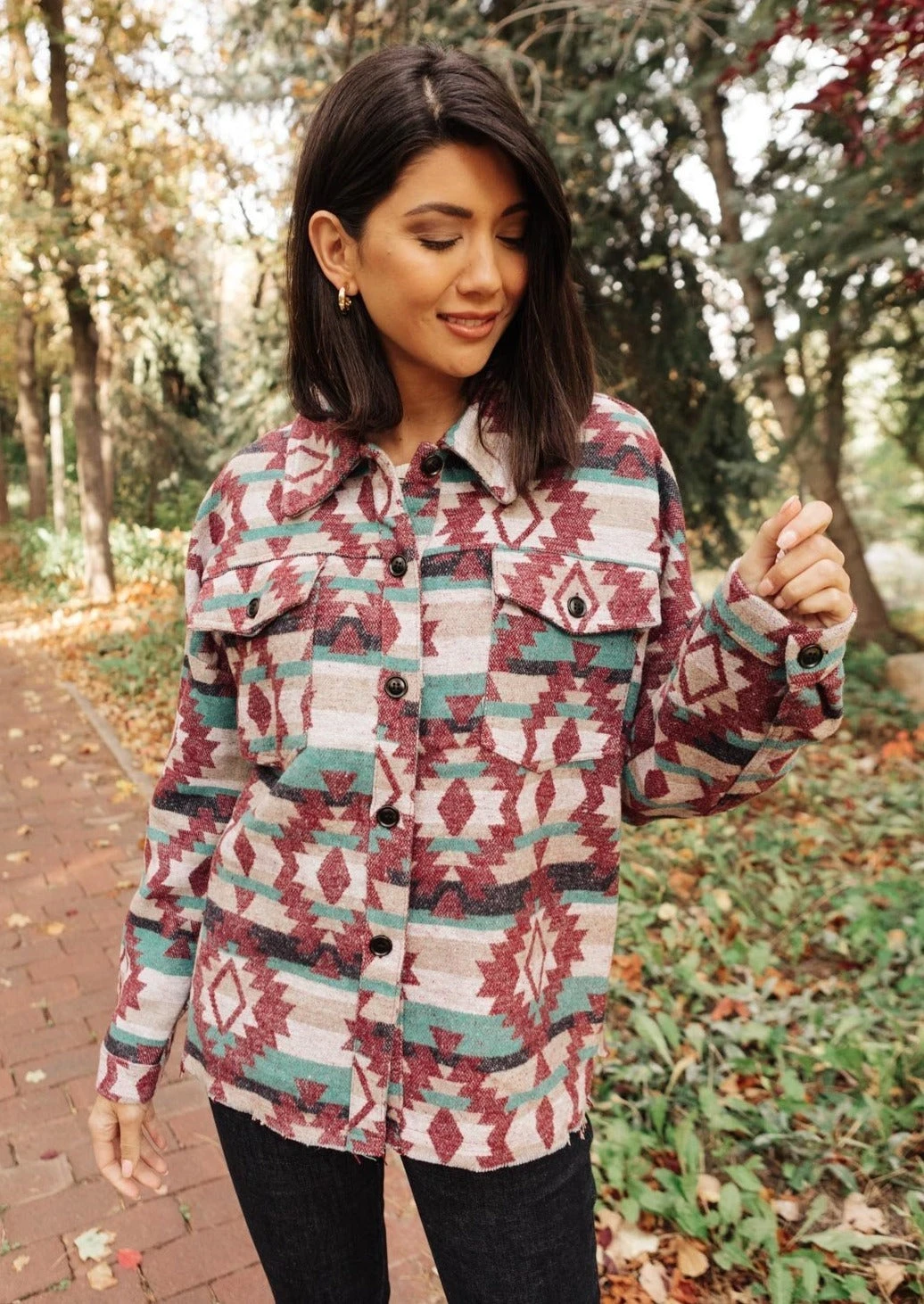 Ave Shops Clothing Mountain Top Shacket - Stylish Cardigan & Outerwear for Women 4 Ave Shops Clothing Mountain Top Shacket