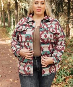 Ave Shops Clothing Mountain Top Shacket - Stylish Cardigan & Outerwear for Women 41 Ave Shops Clothing Mountain Top Shacket