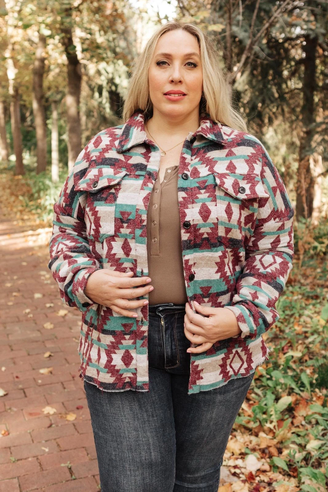 Ave Shops Clothing Mountain Top Shacket - Stylish Cardigan & Outerwear for Women 19 Ave Shops Clothing Mountain Top Shacket