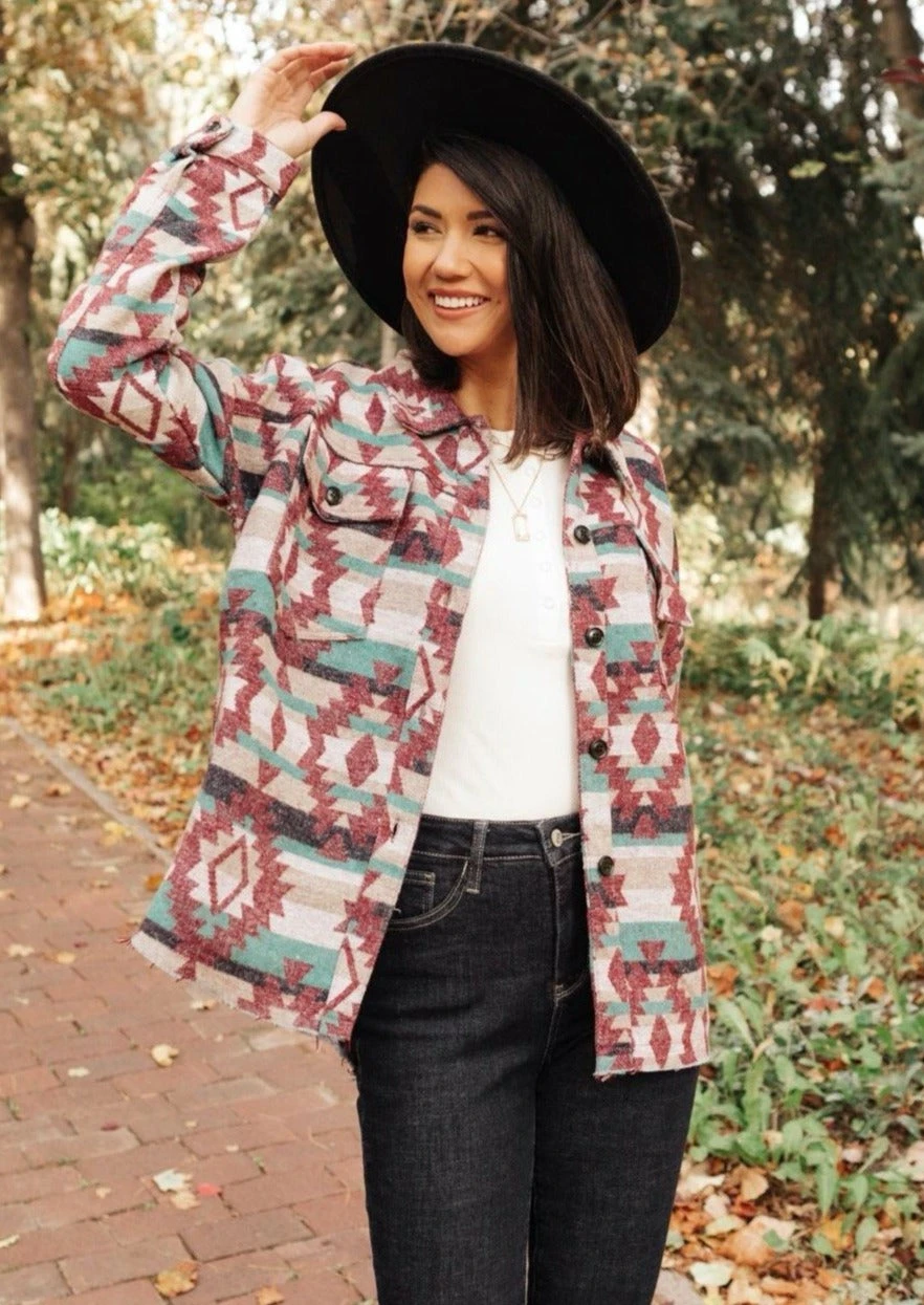 Ave Shops Clothing Mountain Top Shacket - Stylish Cardigan & Outerwear for Women 3 Ave Shops Clothing Mountain Top Shacket