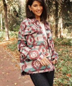 Ave Shops Clothing Mountain Top Shacket - Stylish Cardigan & Outerwear for Women 29 Ave Shops Clothing Mountain Top Shacket