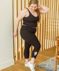 Ave Shops Move With Me Black Tank New Arrivals