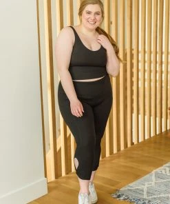 Ave Shops Move With Me Black Tank New Arrivals