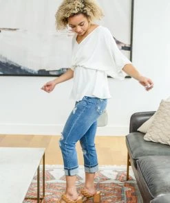 Ave Shops Ms. Chic White Blouse