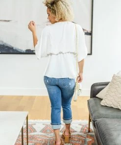 Ave Shops Ms. Chic White Blouse