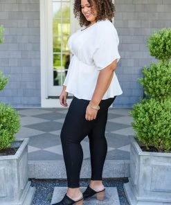 Ave Shops Ms. Chic White Blouse