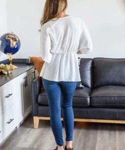 Ave Shops Ms. Chic White Blouse