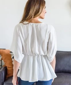 Ave Shops Ms. Chic White Blouse