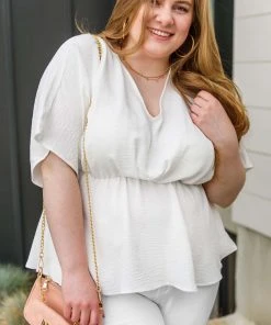 Ave Shops Ms. Chic White Blouse