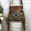 Myra Multi Color Aztec Artisan Crossbody Handbag Handbags & Wallets