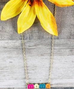Wfs Multi Color Mama Retro Necklace