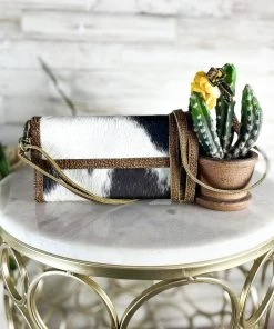 Myra Multi Cowhide Simple Wallet Crossbody