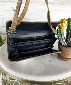 Myra Multi Cowhide Simple Wallet Crossbody