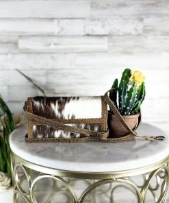 Myra Multi Cowhide Simple Wallet Crossbody