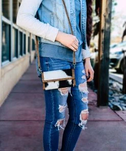 Myra Multi Cowhide Simple Wallet Crossbody