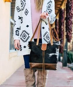 Myra Multi Cowhide Tote Crossbody Handbag Handbags & Wallets
