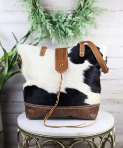 Myra Multi Cowhide Tote Crossbody Handbag Handbags & Wallets