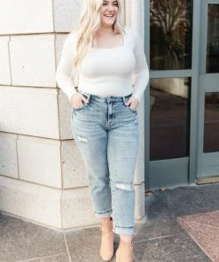 Ave Shops My Way Boyfriend Jeans Bottoms & Jeans