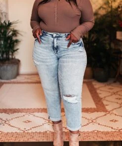 Ave Shops My Way Boyfriend Jeans Bottoms & Jeans