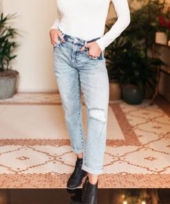 Ave Shops My Way Boyfriend Jeans Bottoms & Jeans