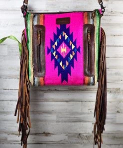 American Darling Handbags & Wallets Concealed Carry Neon For Me Fringe Crossbody Handbag