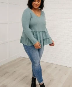 Ave Shops Nicely Done Tiered Top Clothing