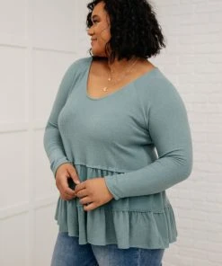 Ave Shops Nicely Done Tiered Top Clothing