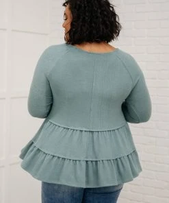 Ave Shops Nicely Done Tiered Top Clothing