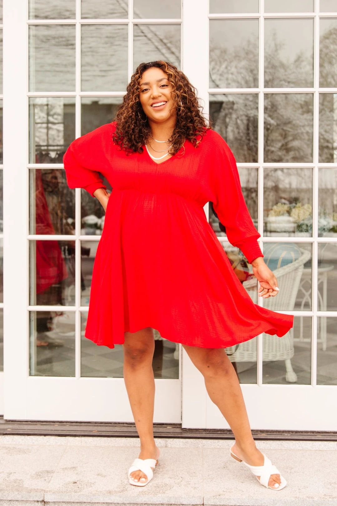 Ave Shops Nina Flow Dress – Elegant Women's Dress for Casual & Formal Occasions 25 Ave Shops Nina Flow Dress Dresses, Rompers, Jumpsuits