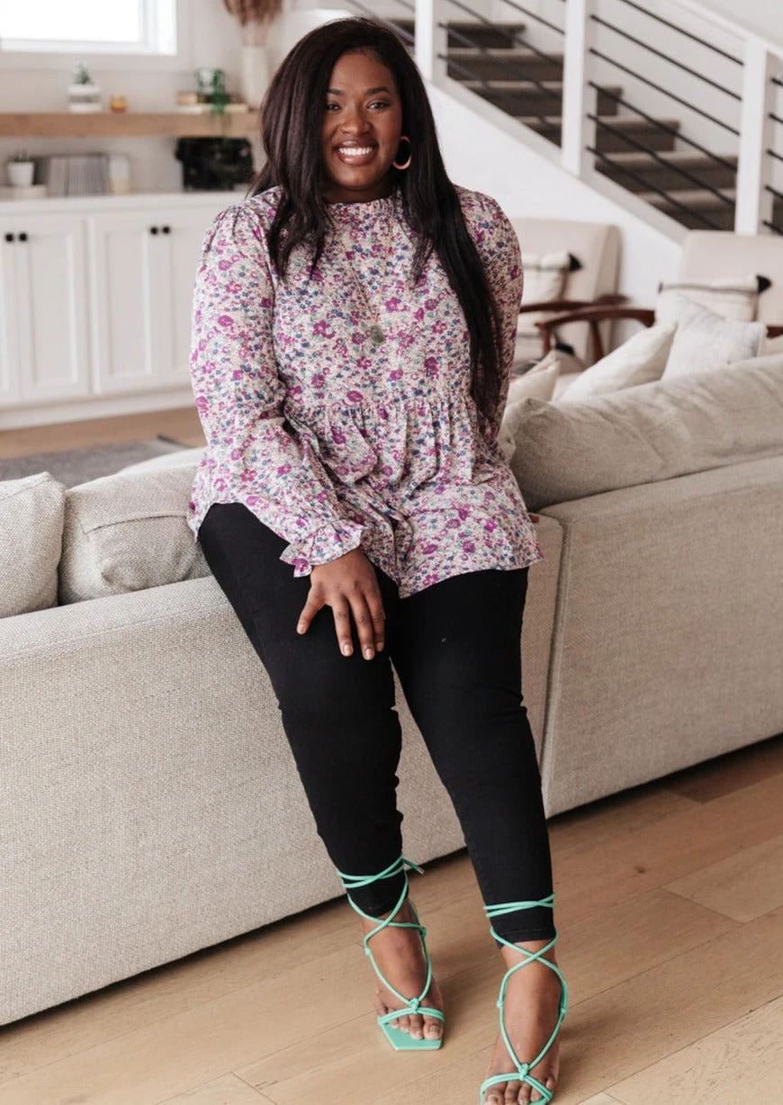 Ave Shops Nothing Sweeter Purple Long Sleeve Top for Women | Fashionable & Comfortable 4 Ave Shops Nothing Sweeter Top In Purple Clothing