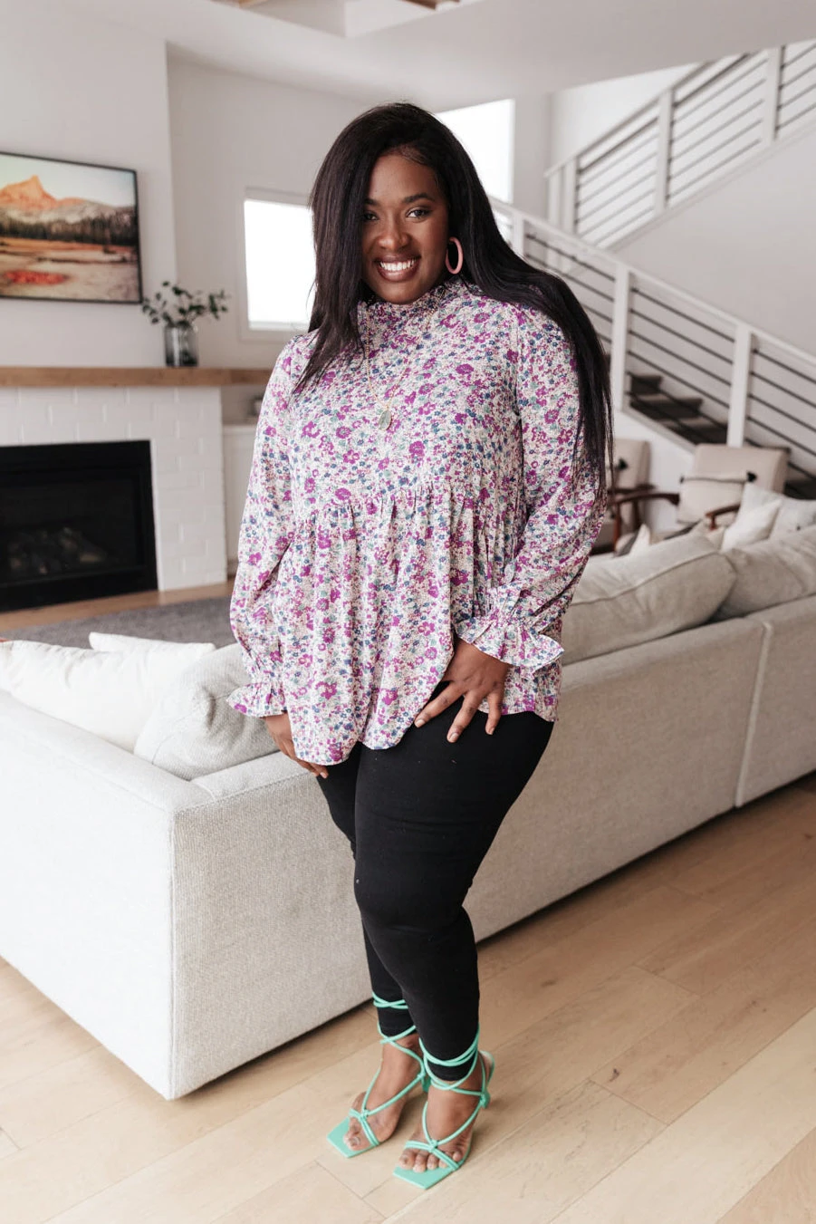 Ave Shops Nothing Sweeter Purple Long Sleeve Top for Women | Fashionable & Comfortable 5 Ave Shops Nothing Sweeter Top In Purple Clothing