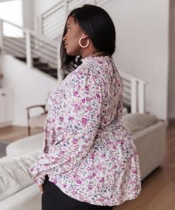 Ave Shops Nothing Sweeter Purple Long Sleeve Top for Women | Fashionable & Comfortable 26 Ave Shops Nothing Sweeter Top In Purple Clothing