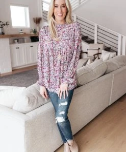 Ave Shops Nothing Sweeter Purple Long Sleeve Top for Women | Fashionable & Comfortable 27 Ave Shops Nothing Sweeter Top In Purple Clothing