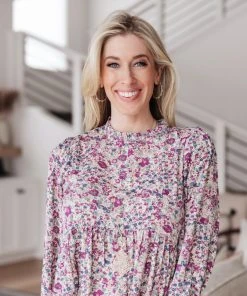 Ave Shops Nothing Sweeter Purple Long Sleeve Top for Women | Fashionable & Comfortable 22 Ave Shops Nothing Sweeter Top In Purple Clothing