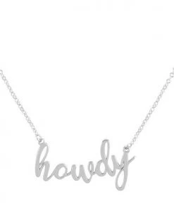 Wfs Howdy Pendant Necklace