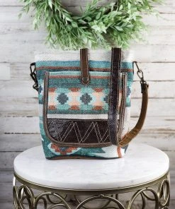 Hopofly Handbags & Wallets Oceans Escape Aztec Crossbody Handbag