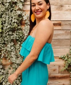 Ave Shops Oceans Of Bliss Dress In Blue | Stylish Summer Dress for Women 40 Ave Shops Dresses, Rompers, Jumpsuits Oceans Of Bliss Dress In Blue