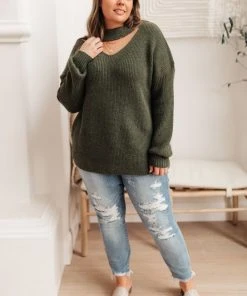 Ave Shops Olive Branch Sweater - Cozy Cardigan for Women | Outerwear & Tops 23 Ave Shops Olive Branch Sweater Clothing