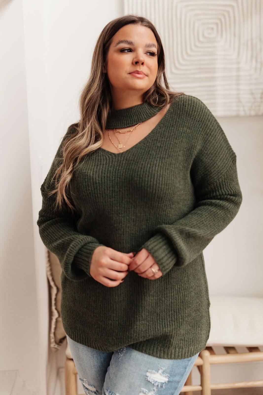 Ave Shops Olive Branch Sweater - Cozy Cardigan for Women | Outerwear & Tops 14 Ave Shops Olive Branch Sweater Clothing
