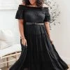 Ave Shops Dresses, Rompers, Jumpsuits Olivia Tiered Maxi Dress In Black