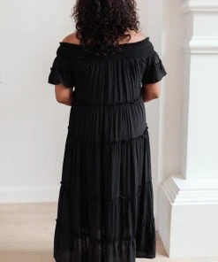 Ave Shops Dresses, Rompers, Jumpsuits Olivia Tiered Maxi Dress In Black