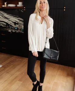 Ave Shops Clothing On Call Office Blouse In Cream