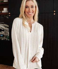Ave Shops Clothing On Call Office Blouse In Cream
