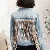 Ave Shops On The Fringe Jacket In Denim