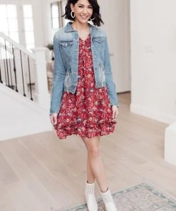 Ave Shops On The Fringe Jacket In Denim