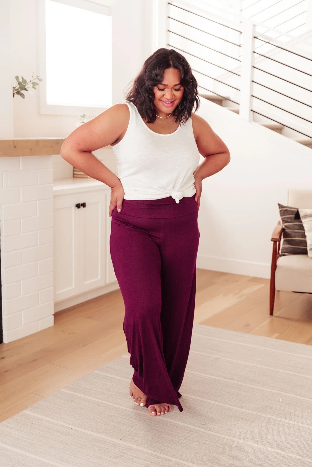Ave Shops On The Move Knit Pants in Wine - Comfortable & Stylish Bottoms 11 Ave Shops Bottoms & Jeans On The Move Knit Pants In Wine
