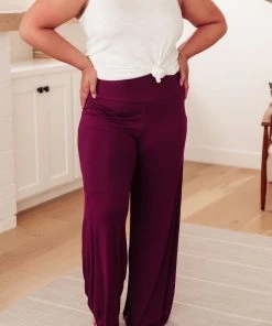 Ave Shops On The Move Knit Pants in Wine - Comfortable & Stylish Bottoms 29 Ave Shops Bottoms & Jeans On The Move Knit Pants In Wine