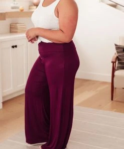 Ave Shops On The Move Knit Pants in Wine - Comfortable & Stylish Bottoms 30 Ave Shops Bottoms & Jeans On The Move Knit Pants In Wine